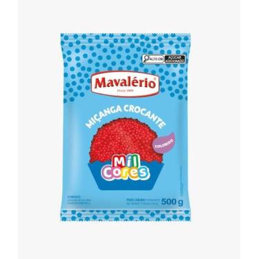 Imagem de Miçanga 500g - Mavalerio, Vermelho