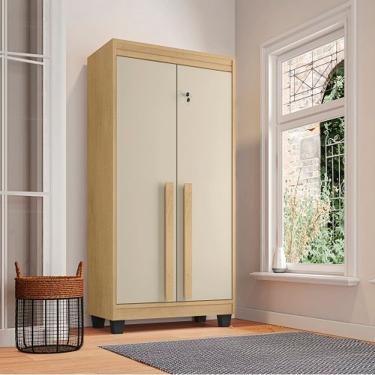 Imagem de Armário Multiuso Paris Cinamomo/Off White - RV Móveis