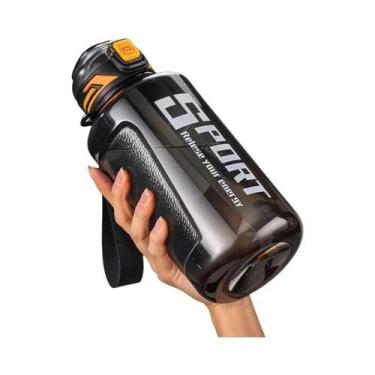Imagem de Garrafa De Água Esportiva Grande De 1000ml 1500ml, Plástica E À Prova 
