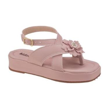 Imagem de Sandália Flat Plataforma Infantil com Flor Kidstep-Feminino
