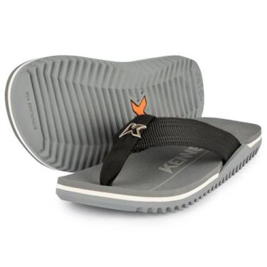 Imagem de Chinelo Kenner Nk6 Pro Masculino - Preto e Cinza, 42