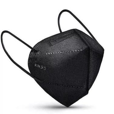 Imagem de Máscara de proteção KN95 Preta - Caixa com 10 unidades - Lyrios