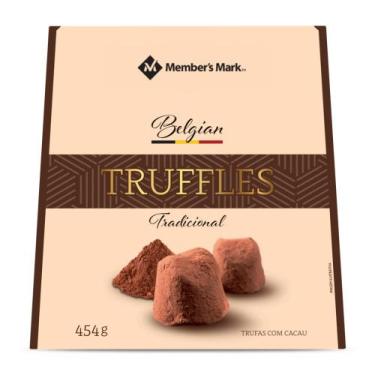 Imagem de Trufa Belga Importada Members Mark 454g  Presente Premium Sofisticado 