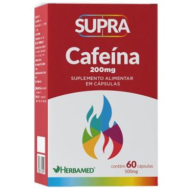 Imagem de Supra Cafeina - 200mg 60 Cápsulas - Herbamed