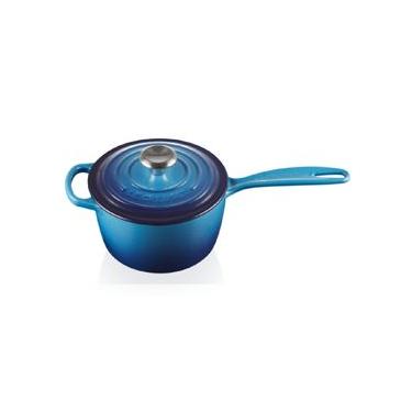 Imagem de PANELA LE CREUSET MOLHEIRA SIGNATURE 16CM AZURE BLUE 21181162202430