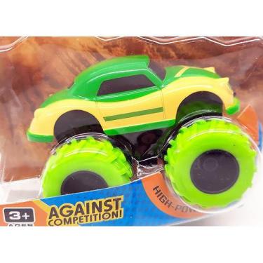 Imagem de Monster Truck Crazy Cars Verde e Amarelo RL071-8 - Dorémi - CXL