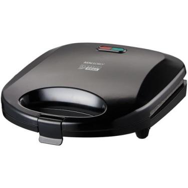 Imagem de Sanduicheira Grill Mallory Classic Antiaderente Preto, Preta, 110V