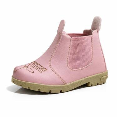 Imagem de Bota Infantil Feminina Cano Baixo Agro Country Jeca Confortável Antide