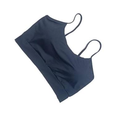 Imagem de Top cropped alcinha com bojo proteção uv poliamida plus size - INTIMAC