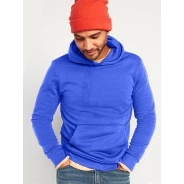 Imagem de Moletom Masculino Canguru Com Capuz Protege do Frio - Slim Fitness Fas