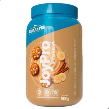Imagem de Joypro Body Collagen Whey Protein Pote 900g Shark Pro, Cookies de Bana