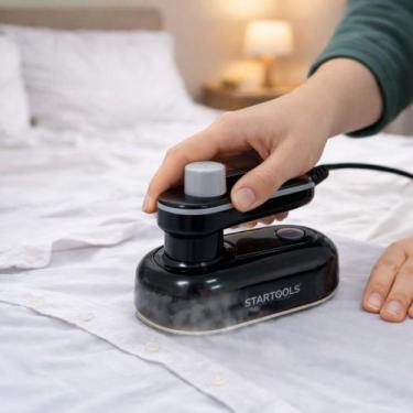 Imagem de Ferro De Passar Mini Portátil Bivolt 32W Viagem 110V 220V - STARTOOLS