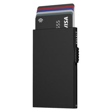 Imagem de Carteira VULKIT Porta-cartões de crédito minimalista RFID Slim