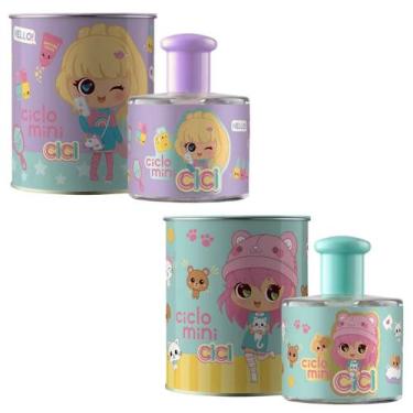 Imagem de kit Infantil Ciclo Mini Colônia Cici Bela 100ml e Colônia Cici Zoe 100