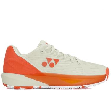 Imagem de Tênis Yonex Power Cushion Eclipsion 5 - Clay Saibro - Off White e Laranja-Masculino