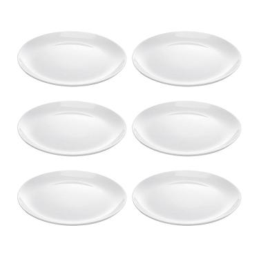 Imagem de Jogo de Pratos Raso de Jantar Essenza Opaline 6 peças 27 cm - Rojemac Profissional