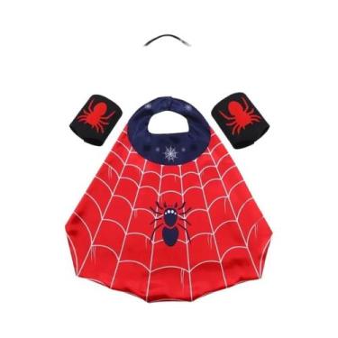 Imagem de Conjunto De Fantasia De Super-Herói Infantil Para Halloween Com Capa, 