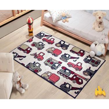 Imagem de Tapete Infantil 1,00X1,50 Antiderrapante Quarto Marinho I-85 - Lancer