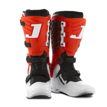 Imagem de Bota Motocross Adulto Trilha Off Road Branco Rosa Jett Hi-Vis, 38, Bra