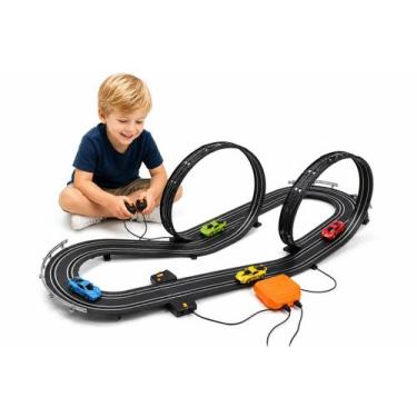 Imagem de Pista Autorama Elétrica Duplo Lopping 3,94cm Extensão - DONY TOYS