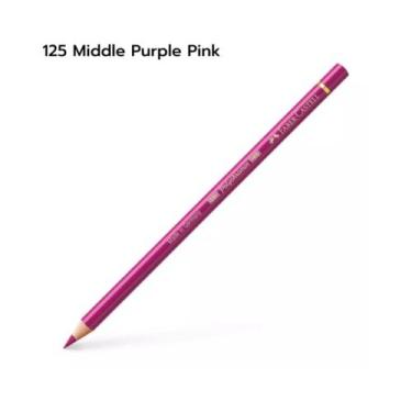 Imagem de Lápis de Cor Faber Castell Polychromos Avulso, 125 Middle Purple Pink