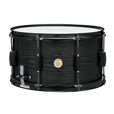 Imagem de Caixa para Bateria Tama Woodworks WP148BK-BOW 14x08 Art Grain Black Oak Wrap Tama Drums