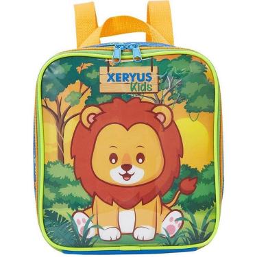 Imagem de Lancheira Térmica Leão Kids com Compartimento Térmico e Alças Ajustáveis Xeryus