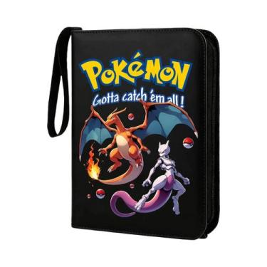 Imagem de Fichário Com Zíper Charizard Pokémon Para 400 Cartas De Jogo, Protetor