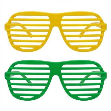 Imagem de kit 12 Óculos Persiana sem Lente Brasil - Senhor Preço