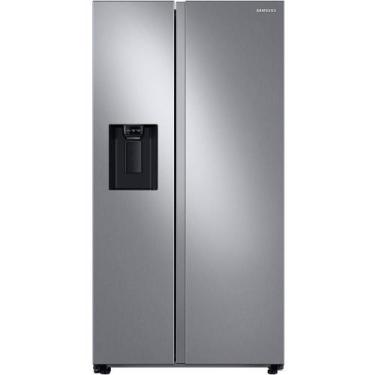 Imagem de Geladeira Side By Side 628 Litros Dispenser Água e Gelo Inox Samsung, 