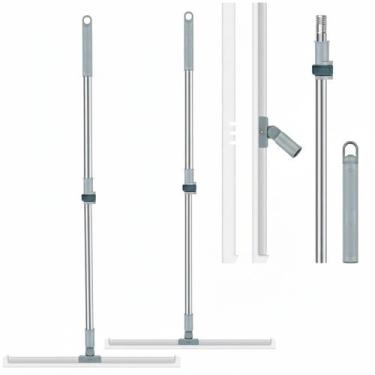 Imagem de Kit 2 Ultra Rodos Mágico Silicone Limpeza Vidro Piso Chão - SWEET HOME