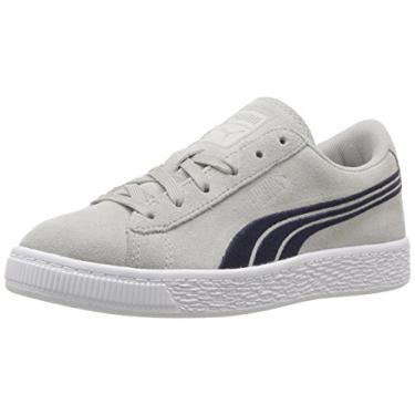 Imagem de PUMA Tênis feminino de camurça Classic Badge PS, Cinza violeta/pavão, 17
