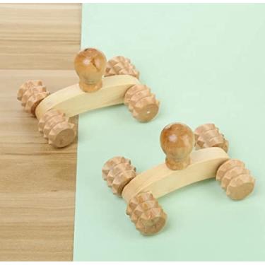 Imagem de Kit Massageador De Madeira Modelo Carrinho Bem Estar - Fisio
