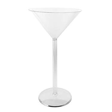 Imagem de Homeford Copo descartável de plástico grande de vidro Martini, 45,7 cm