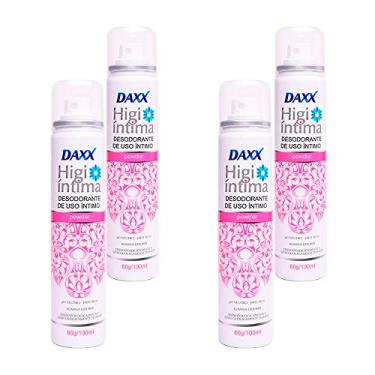 Imagem de Desodorante Íntimo Daxx Higi Íntima Powder Aerosol pH Neutro Jato Seco com 100ml (Kit com 4)