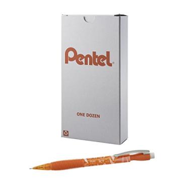 Imagem de Pentel Lapiseira ICY, (0,9 mm), cilindro laranja colorido, pacote com 12 (AL29TF)