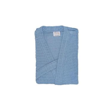 Imagem de Roupão Atoalhado Juvenil Briza Azul 4013 Tamanho 12