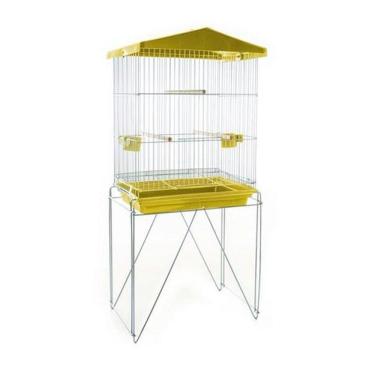 Imagem de Viveiro Pássaros Dobrável Pequeno Contrera Bandeja Goldenrod
