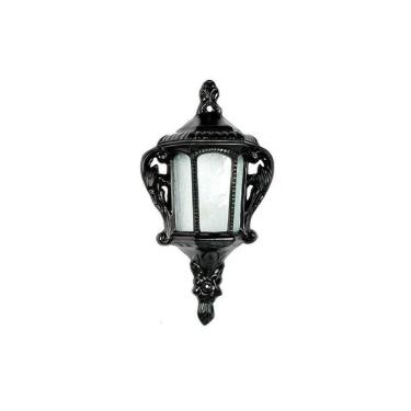 Imagem de Luminária Colonial Meia Cara Veneza em Alumínio e Vidro