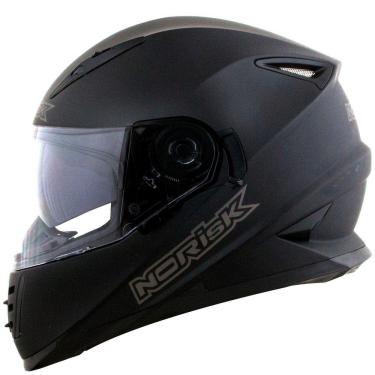 Imagem de Capacete Norisk Ff302 Monocolor Preto Fosco