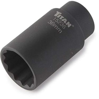 Imagem de Titan Tools Soquete De Porca De Eixo De 12 Pontos Com Acionamento Titan 15236 36 Mm 1/2'