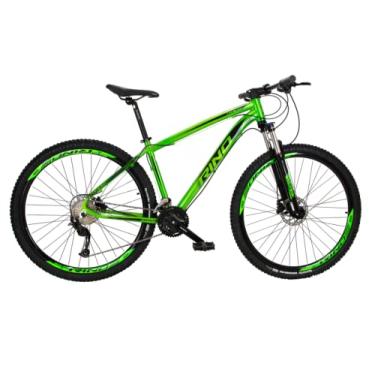 Imagem de BICICLETA ARO 29 RINO EVEREST TRAS. ALIVIO - 27V - 7.0 (Verde, 19)
