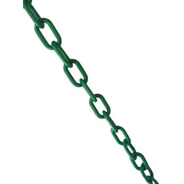 Imagem de 100 Mt Corrente Plástica Isolamento Calha Chuva Elo Pequena Verde