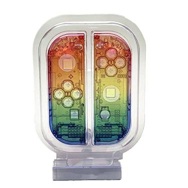 Imagem de MOOKEENONE Capa de invólucro liso para PC DIY para Nintendo Blue para Switch para Joy-con