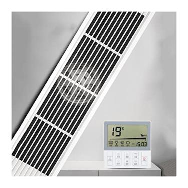 Imagem de Fã exausto 15 × 6 0cm Ventilador de ventilação do teto, ventilador de exaustão oculto retangular, poderoso ventilador de ventilador de teto de baixo ruído com filtro para banheiro da cozinha Ventilado