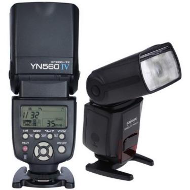 Imagem de Flash Yongnuo Yn 560Iv Yn560 4 Compatível Para Câmeras Canon Ou Nikon Preto