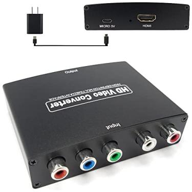 Imagem de YOTOCAP Conversor componente para HDMI, conversor de vídeo YPbPr+L/Áudio HD 5RCA RGB para HDMI, compatível com HD 1080P, DTS, Dolby Digital