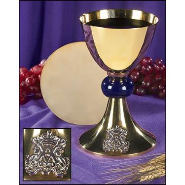 Imagem de Blessed Mother Conjunto de Cálice e Patente