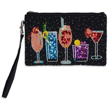 Imagem de Bamboo Trading Company Bolsa SHB628 Cocktail Mingle Club, 18 cm de comprimento, multicolorida, Multicolorido, 4.5" x 7.5", Clube