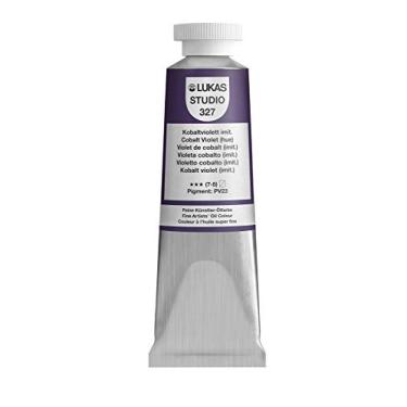 Imagem de Lukas Tintas coloridas a óleo para artistas de estúdio - Tinta a óleo de alto pigmento feita com fichário natural para artistas, pinturas e muito mais! - [Tom violeta cobalto - 37 ml]